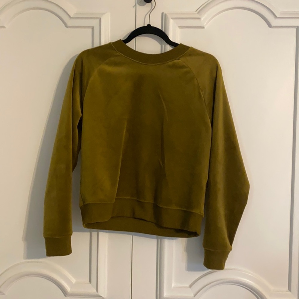 Velour pullover